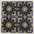 LA MAISON チュニジア手描きタイル 10x10 厚 24B  MAROCAIN